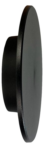 Exteriérové nástenné LED svietidlo Disk, 1x LED 9w, CCT, čierna