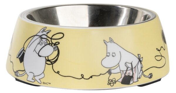 Muurla Miska pre psov Moomin Pets M, žltá