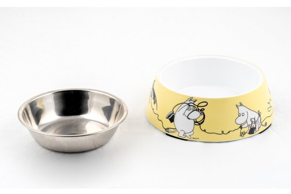 Muurla Miska pre psov Moomin Pets M, žltá
