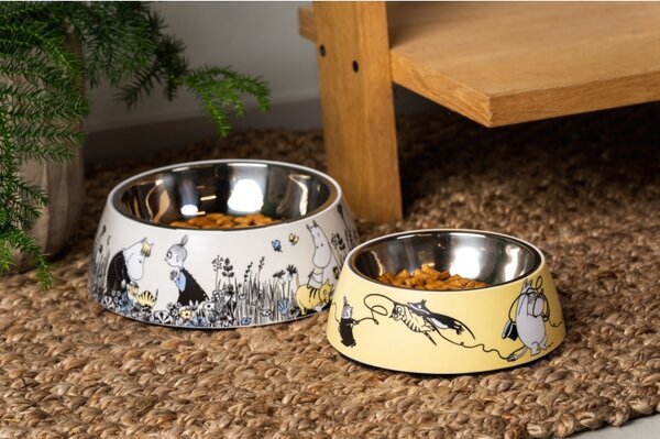 Muurla Miska pre psov Moomin Pets M, žltá
