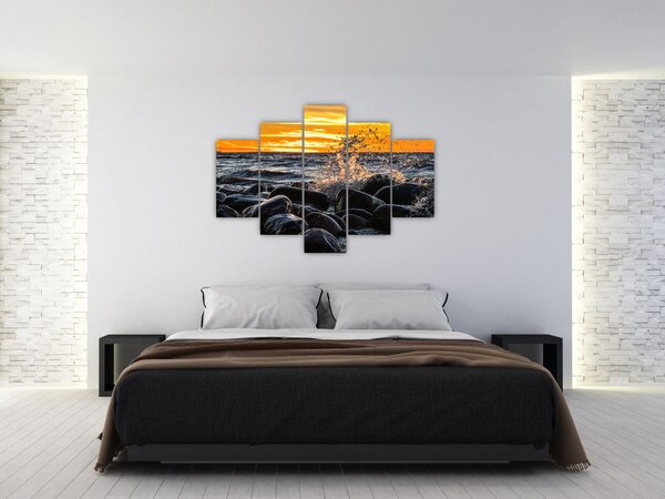 Obraz morských vĺn (150x105 cm)