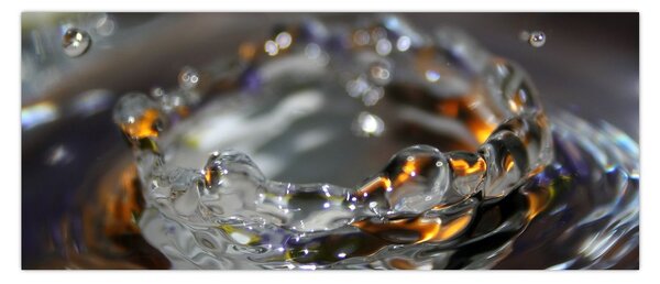 Obraz náramku z kvapiek vody (120x50 cm)