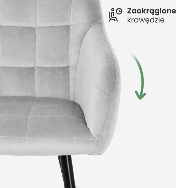 NovýNábytok.sk Set 2 ks jedálenských stoličiek Luxembourg (sivá + čierna). Akcia -13%. Vlastná spoľahlivá doprava až k Vám domov. 1152208