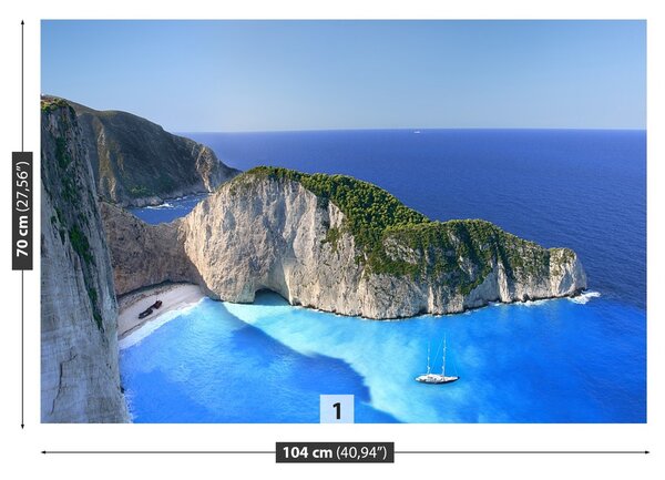 Fototapeta Vliesová Zakynthos grécko 104x70 cm