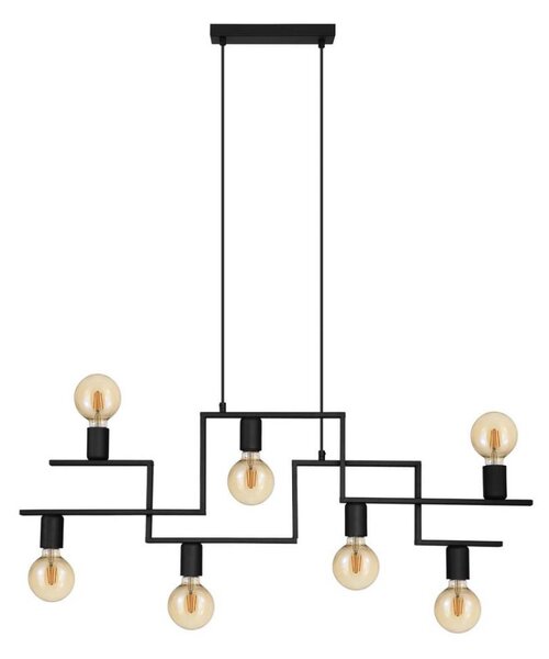 Eglo 43365 - Luster na lanku FEMBARD 7xE27/60W/230V
