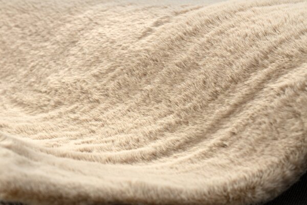 Koberec BUNNY tmavobéžový kruh