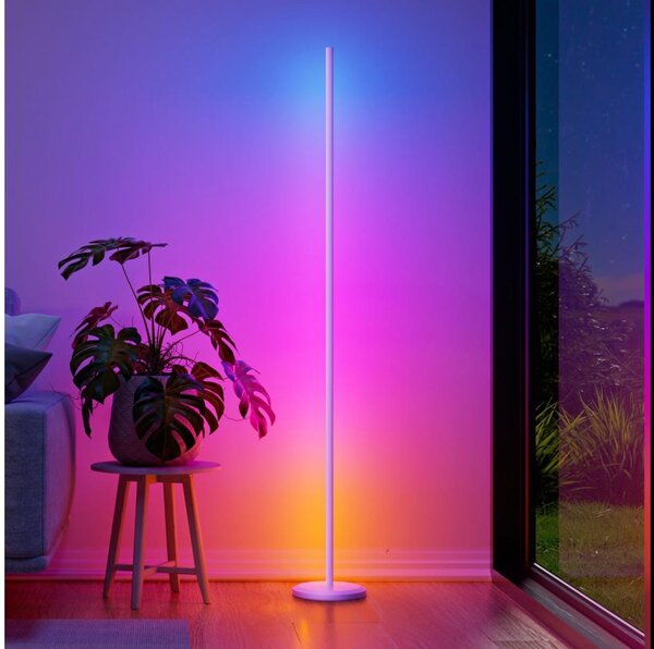 Nanoleaf NL7204K0201A070-LEDRGBW Stmievateľná stojacia lampa 22W/230V 2200-6500K Wi-Fi biela