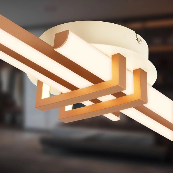 Brilo - LED stropné svietidlo TINKA LED/21W/230V 3000K medené