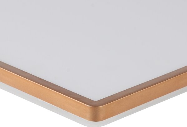 Brilagi - LED kúpeľňové stropné svietidlo ULTRA SLIM LED/24W/230V 42x42 cm ružovo-zlaté IP54