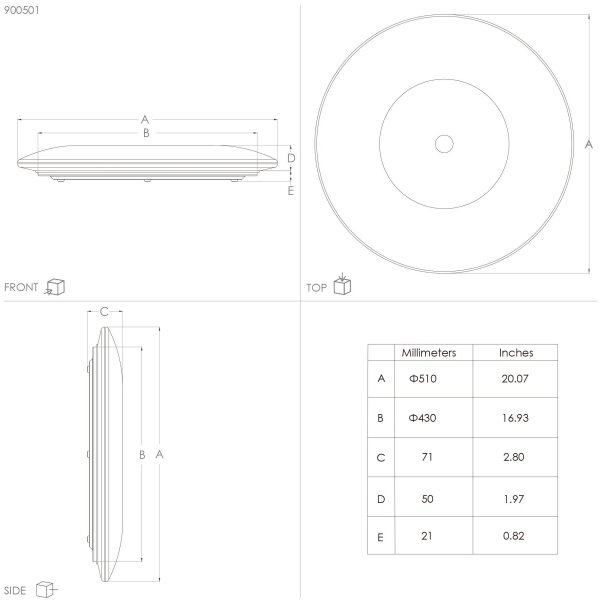 Eglo 900501 - LED Stropné svietidlo NIEVES LED/30,8W/230V