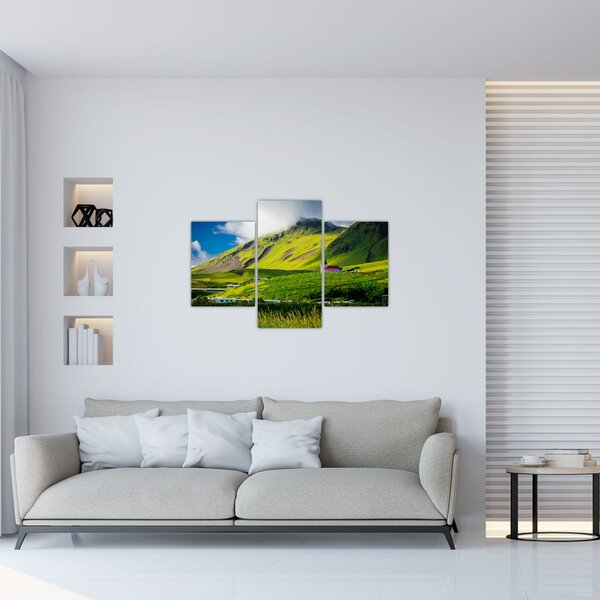 Obraz horskej krajiny (90x60 cm)