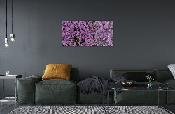Sklenený obraz fialové kvety 100x50 cm 4 Prívesky