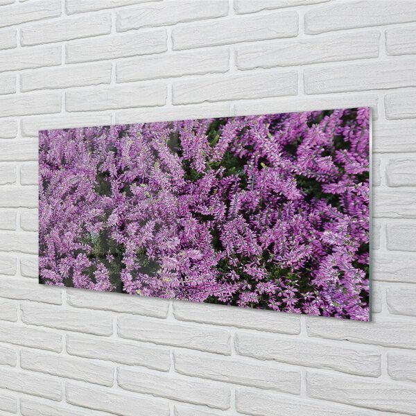 Sklenený obraz fialové kvety 100x50 cm 4 Prívesky