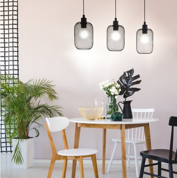 Eglo 43333 - Luster na lanku WRINGTON 3xE27/60W/230V