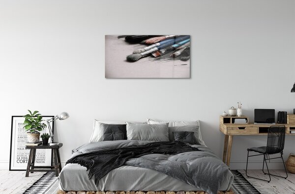 Obraz na skle Kefy pre maľovanie 100x50 cm 2 Prívesky
