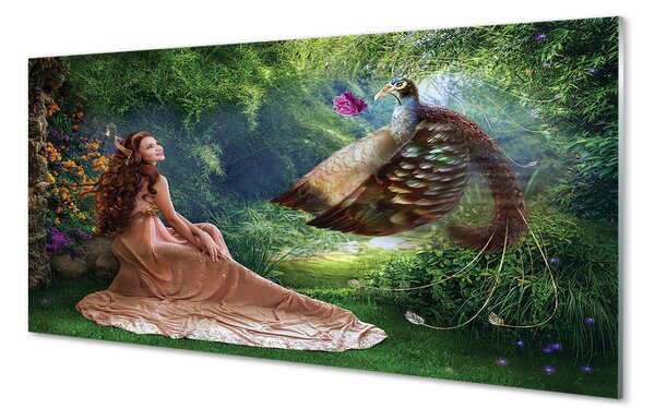 Sklenený obraz Bažant female forest 100x50 cm 2 Prívesky