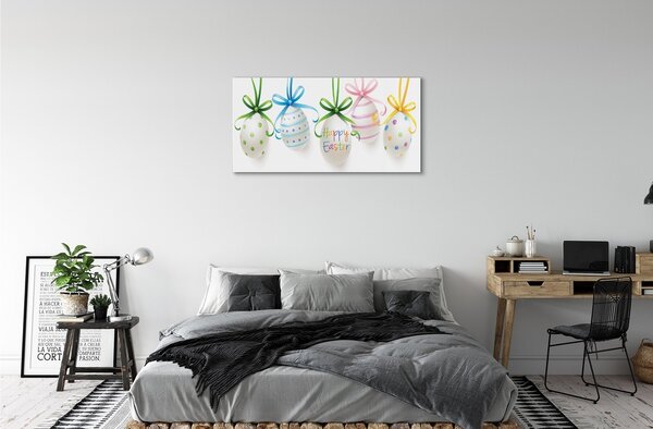 Sklenený obraz vajíčka 100x50 cm 2 Prívesky