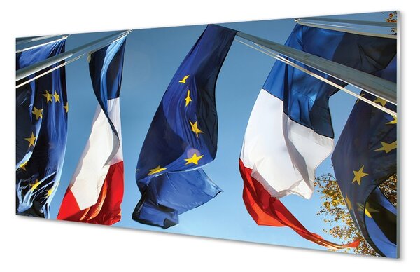 Sklenený obraz flags 100x50 cm 2 Prívesky
