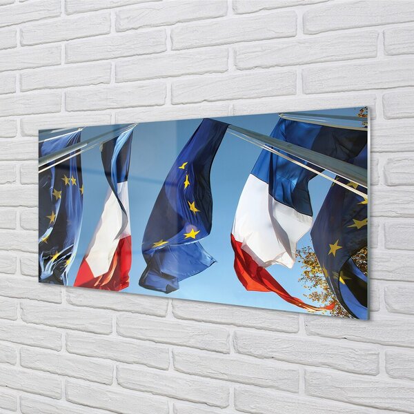 Sklenený obraz flags 100x50 cm 2 Prívesky