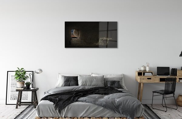 Sklenený obraz jaskyne kríža 100x50 cm 2 Prívesky