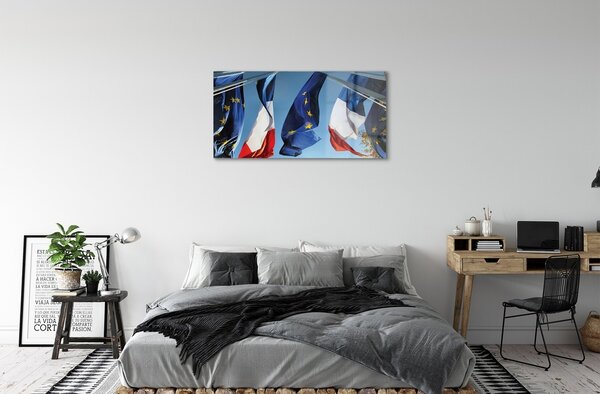 Sklenený obraz flags 100x50 cm 2 Prívesky
