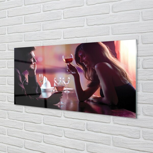 Obraz na skle ľudia okuliare 100x50 cm 2 Prívesky