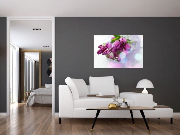 Obraz - kytice tulipánov (90x60 cm)