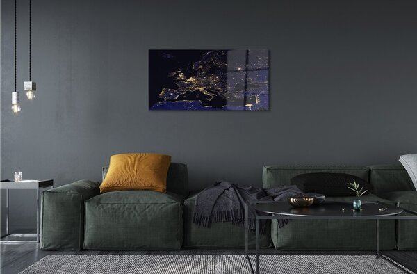 Obraz na skle sky mapa svetle 120x60 cm 2 Prívesky