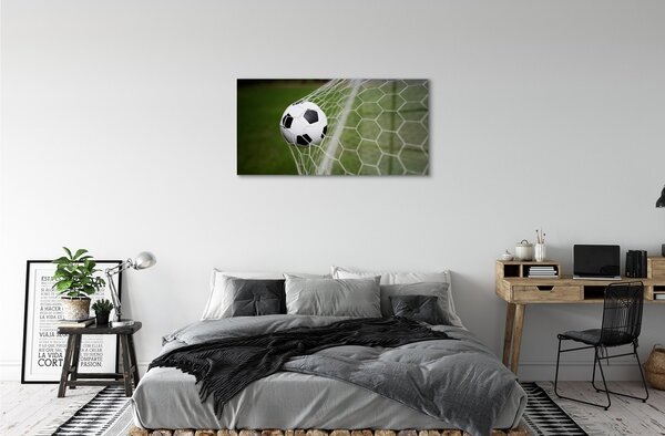 Obraz na skle Futbal 100x50 cm 2 Prívesky