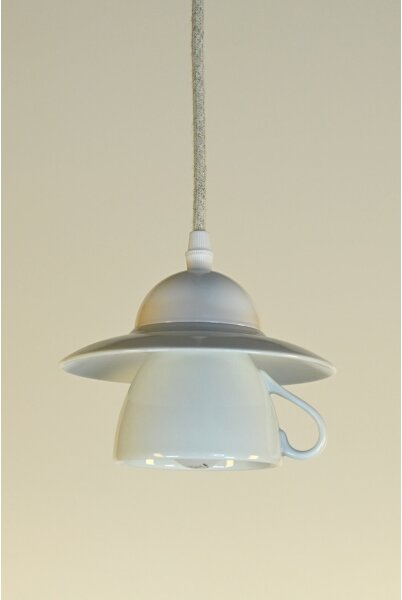 Bohemia-Design - Porcelánový luster na lanku 1xE27/60W/230V