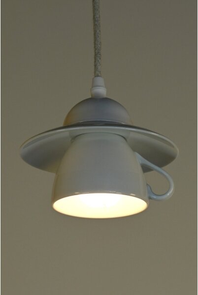 Bohemia-Design - Porcelánový luster na lanku 1xE27/60W/230V
