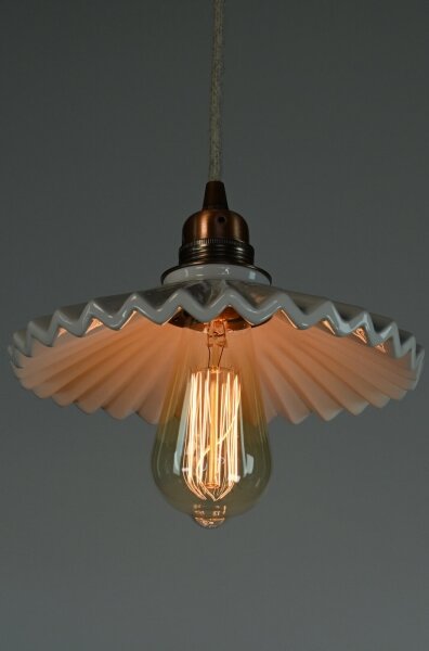 Bohemia-Design - Porcelánový luster na lanku 1xE27/60W/230V