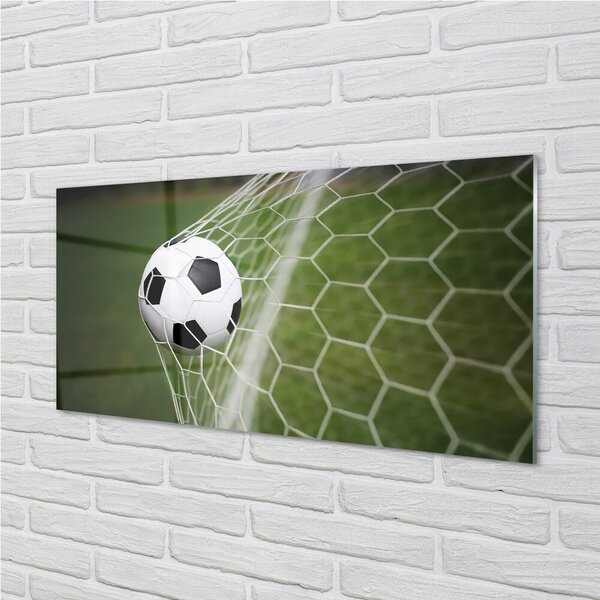 Obraz na skle Futbal 100x50 cm 2 Prívesky