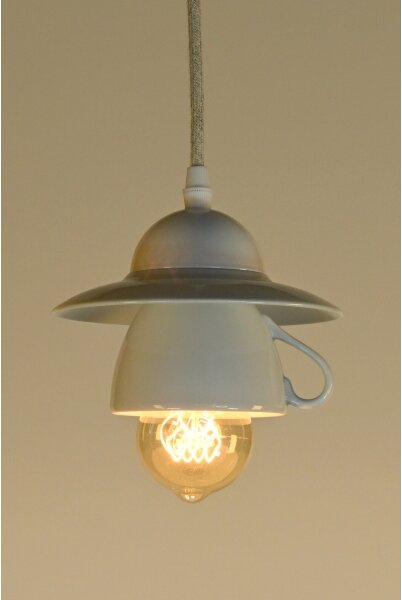 Bohemia-Design - Porcelánový luster na lanku 1xE27/60W/230V