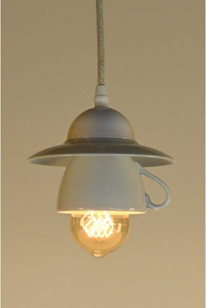 Bohemia-Design - Porcelánový luster na lanku 1xE27/60W/230V