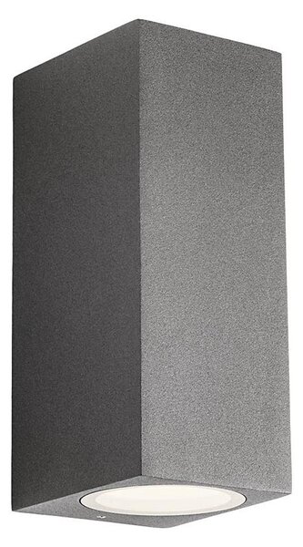 Redo 90530 -LED Vonkajšie nástenné svietidlo BRIO LED/10W/230V 3000K IP54 antracit
