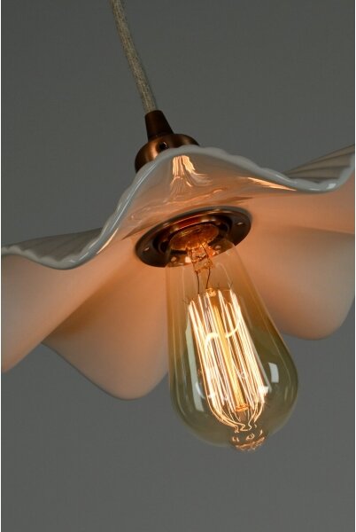 Bohemia-Design - Porcelánový luster na lanku 1xE27/60W/230V