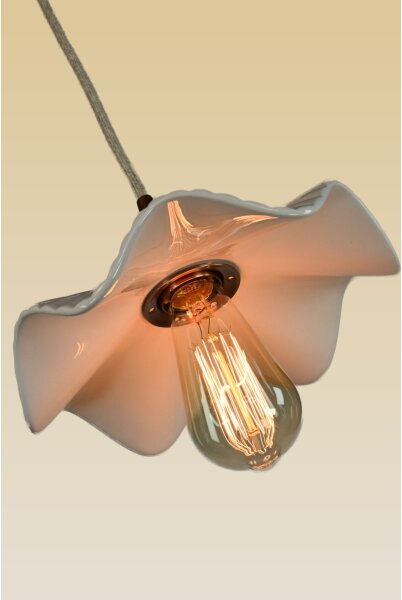 Bohemia-Design - Porcelánový luster na lanku 1xE27/60W/230V