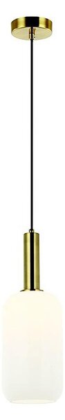 Zambelis 22070 - Luster na lanku 1xE27/40W/230V pr. 15 cm zlatá