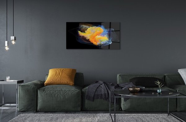 Sklenený obraz farebné fraktály 100x50 cm 2 Prívesky