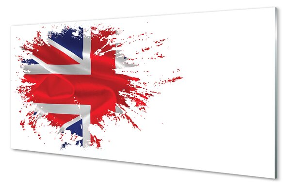 Sklenený obraz Vlajka Veľkej Británie 100x50 cm 2 Prívesky