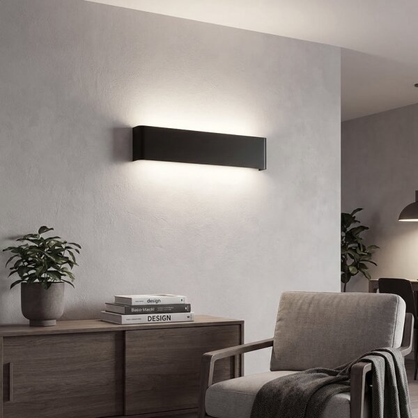 Ideal Lux - LED Nástenné svietidlo DELTA LED/14W/230V 4000K 41 cm CRI 90 čierna