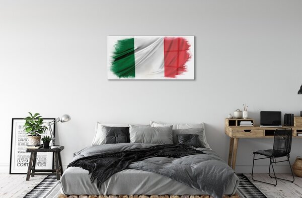 Sklenený obraz flag taliansko 100x50 cm 2 Prívesky