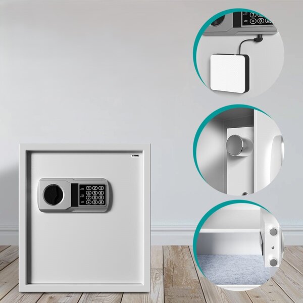 Elektrický nábytkový trezor SECURITY, 35 x 40 x 40cm Deuba