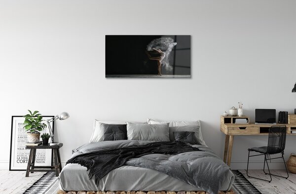 Sklenený obraz žena dym 100x50 cm 2 Prívesky