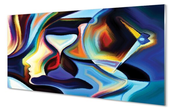 Obraz na skle farby obrazu 100x50 cm 2 Prívesky