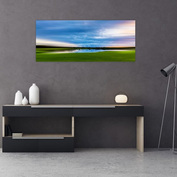 Obraz lúky (120x50 cm)
