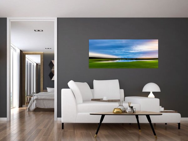 Obraz lúky (120x50 cm)