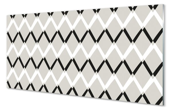 Obraz na skle vzor diamanty 100x50 cm 2 Prívesky
