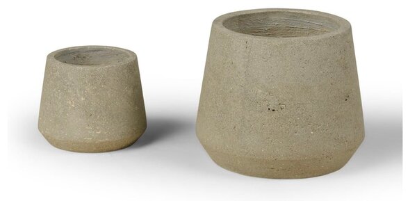 Súprava dvoch kvetináčov Selection Concrete